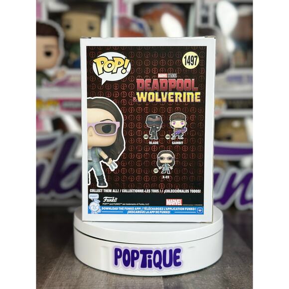 Deadpool & Wolverine X-23 with Sunglasses Funko Pop! #1497 - Picture 3 of 6